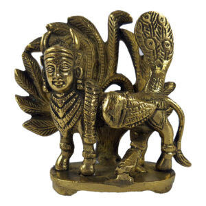 Brass Antique Kamadhenu Idol